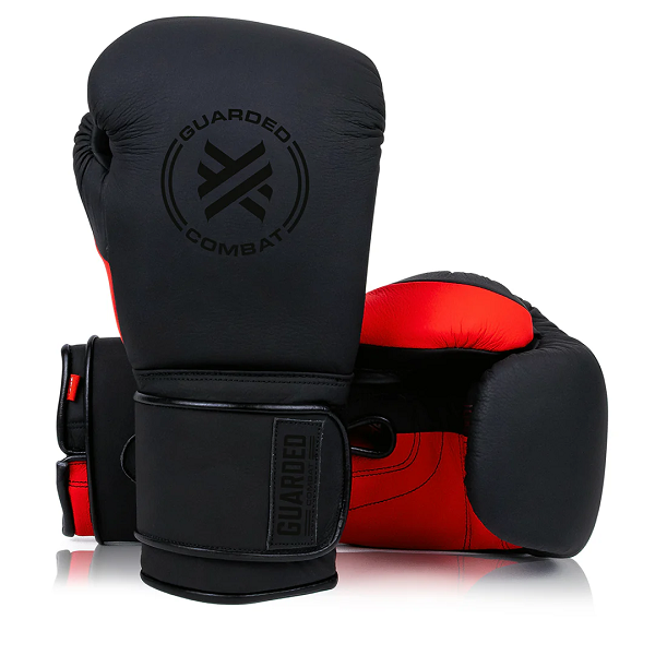 Guarded Combat Boxing Gloves Guarded Combat Beretta Pro Series 2.0 Matte Black-Red