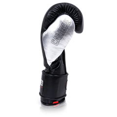 Guarded Combat Boxing Gloves Guarded Combat Calibre Pro Boxing Gloves Strap Black-Chrome