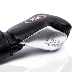 Guarded Combat Boxing Gloves Guarded Combat Calibre Pro Boxing Gloves Strap Black-Chrome