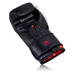 Guarded Combat Boxing Gloves Guarded Combat Calibre Pro Boxing Gloves Strap Black-Chrome