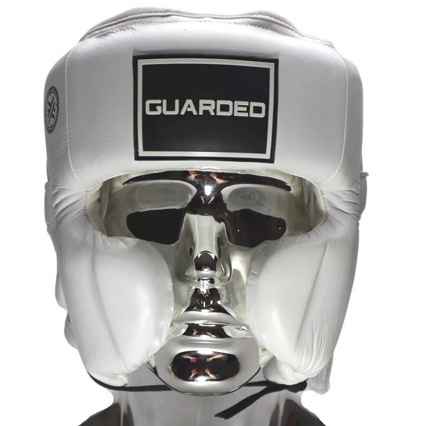 Guarded Combat Head Guards Guarded Combat Boxing Headgear White