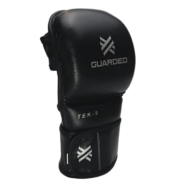 Guarded Combat MMA Sparring Gloves Guarded Combat Tek-9 MMA Sparring Gloves Black