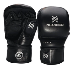 Guarded Combat MMA Sparring Gloves Guarded Combat Tek-9 MMA Sparring Gloves Black