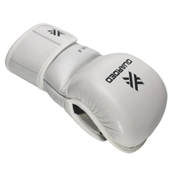 Guarded Combat MMA Sparring Gloves Guarded Combat Tek-9 MMA Sparring Gloves White