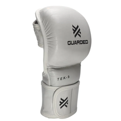 Guarded Combat MMA Sparring Gloves Guarded Combat Tek-9 MMA Sparring Gloves White