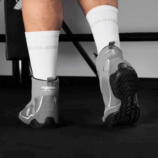 Hayabusa Boxing Boots Hayabusa Grey Pro Boxing Shoes