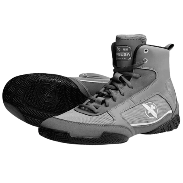 Hayabusa Boxing Boots Hayabusa Grey Pro Boxing Shoes