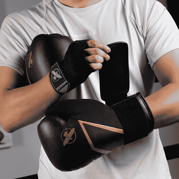 Hayabusa Boxing Gloves Hayabusa E1 Boxing Gloves Black-Gold