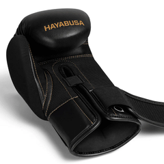 Hayabusa Boxing Gloves Hayabusa E1 Boxing Gloves Black-Gold