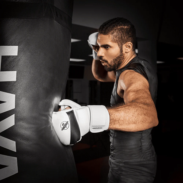 Hayabusa MMA Sparring Gloves Hayabusa T3 7oz Hybrid MMA Gloves White