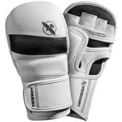 Hayabusa MMA Sparring Gloves Hayabusa T3 7oz Hybrid MMA Gloves White