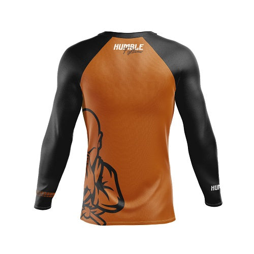 Humble Fightwear Longsleeve Rash Guard Humble Long Sleeve Ranked Rash Guards