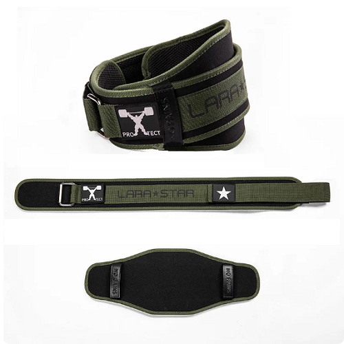 Lara Star Gym & Weightlifting Belts Lara Star Weightlifting Belt Army Green