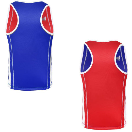 Morgan Boxing Shorts & Singlets Morgan Boxing Singlet Reversible Amateur