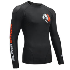 Morgan Longsleeve Rash Guard Morgan Alpha Series Longsleeve Rashguard + MMA Shorts Set