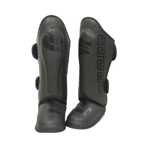 Morgan Morgan B2 Bomber 16oz Boxing Gloves + Shinguards Combo