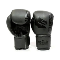 Morgan Morgan B2 Bomber 16oz Boxing Gloves + Shinguards Combo