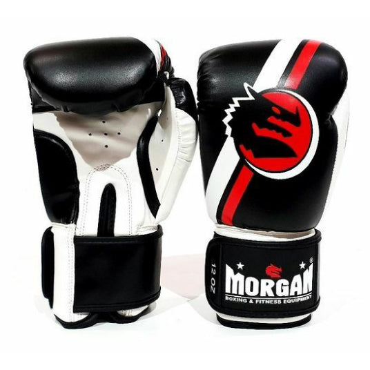 Morgan Morgan V2 Classic 16oz Boxing Gloves + Shinguards Combo