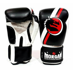 Morgan Morgan V2 Classic 16oz Boxing Gloves + Shinguards Combo