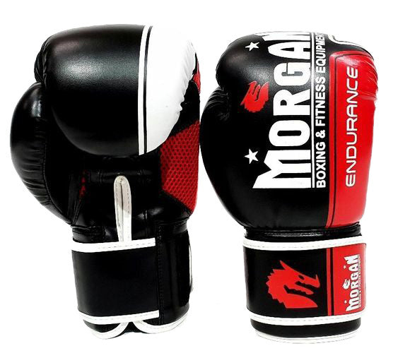 Morgan Morgan V2 Endurance Pro Shinguards + 16oz Boxing Gloves Combo