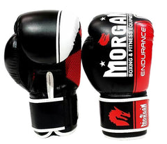 Morgan Morgan V2 Endurance Pro Shinguards + 16oz Boxing Gloves Combo