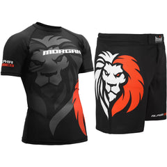 Morgan Shortsleeve Rash Guard Morgan Alpha Series Shortsleeve Rashguard + MMA Shorts Set