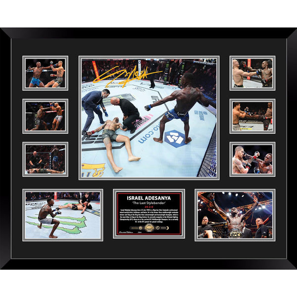 Not specified Memorabilia Israel Adesanya Stylebender KO Signed Photo Frame Limited Edition