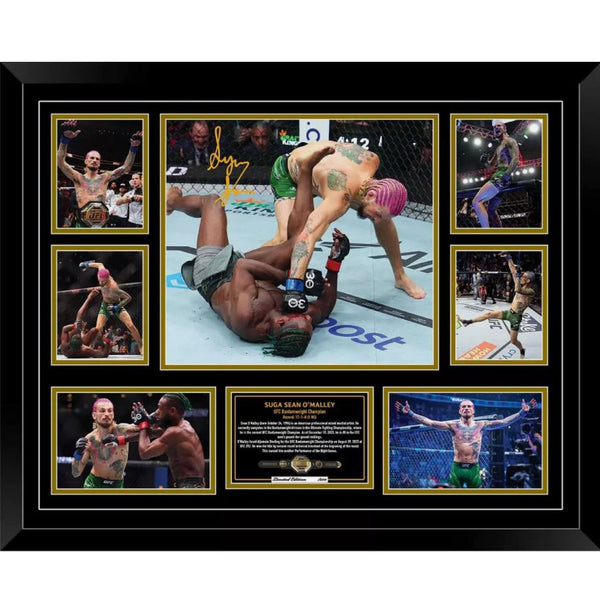 Not specified Memorabilia Sean SUGA O'Malley Signed & Framed UFC Photo