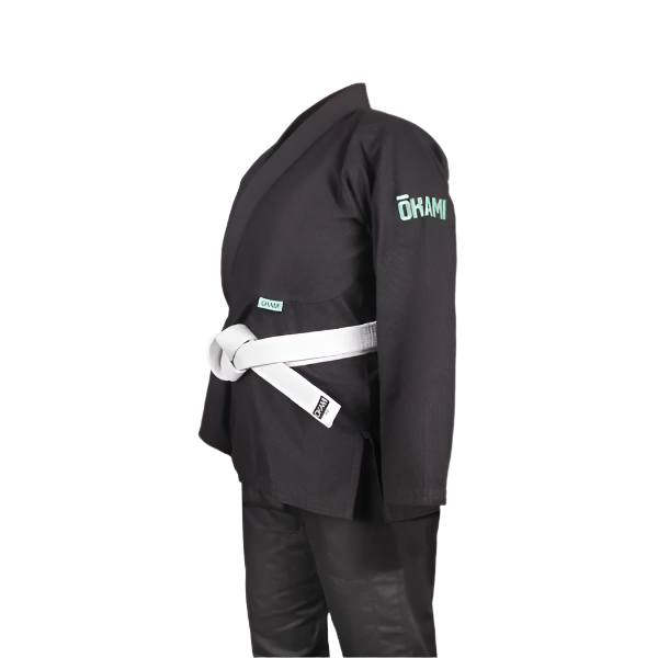 Okami Fightwear BJJ Female Okami Ladies BJJ Gi Set Hajimari Black