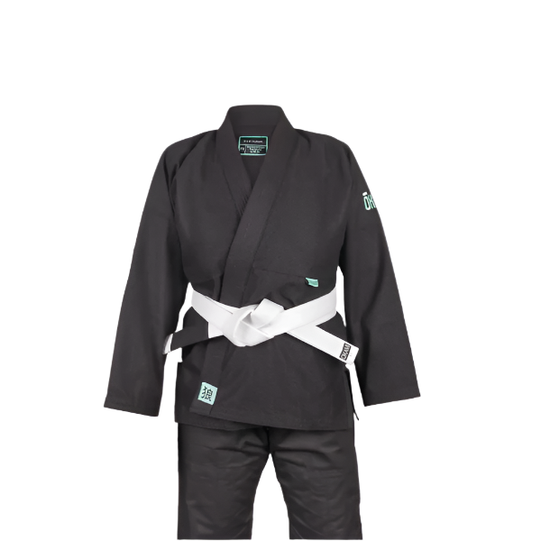 Okami Fightwear BJJ Female Okami Ladies BJJ Gi Set Hajimari Black