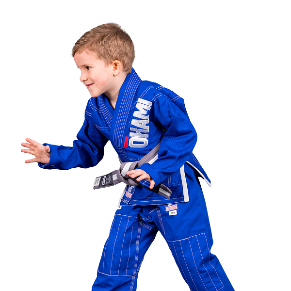 Okami Fightwear BJJ Kids Okami Kids Gi Competition Team Blue