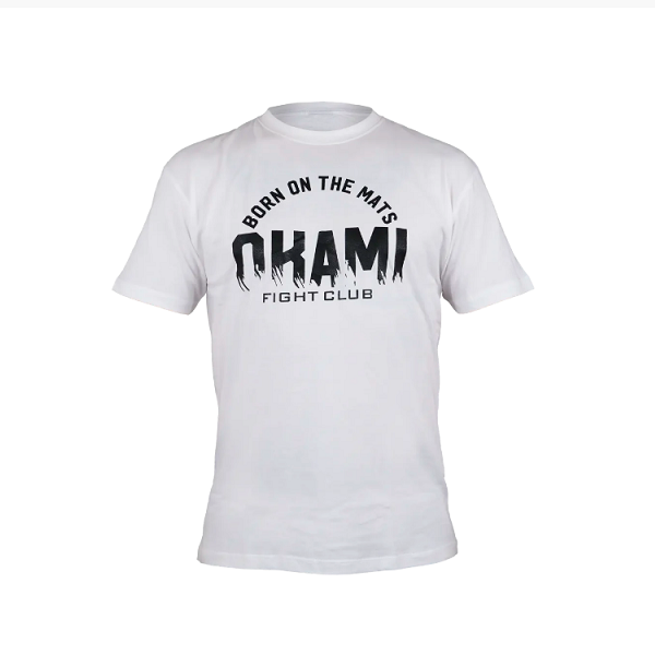 Okami Fightwear BJJ T Shirts Okami T-Shirt Fight Club White