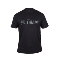 Okami Fightwear BJJ T Shirts Okami T-Shirt Kanji Black On Black