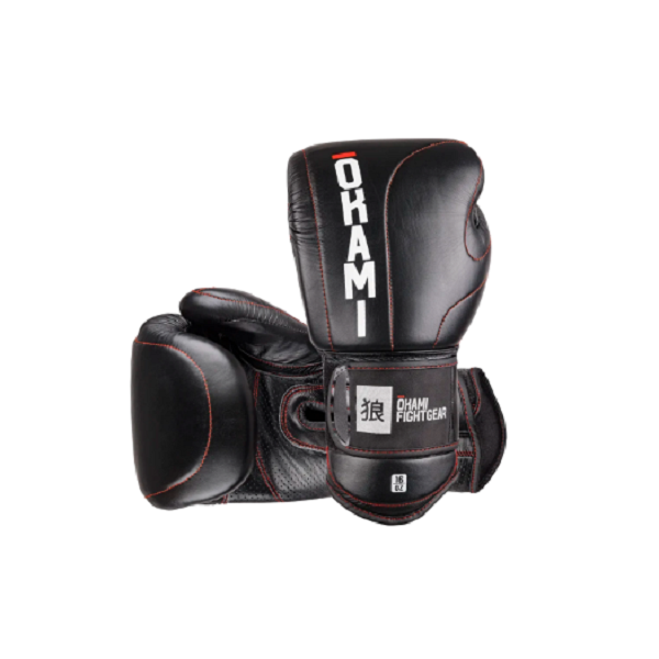 Okami Fightwear Boxing Gloves Okami Boxing Glove Air Tec Black