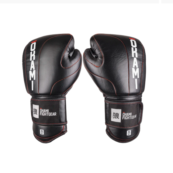 Okami Fightwear Boxing Gloves Okami Boxing Glove Air Tec Black