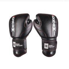 Okami Fightwear Boxing Gloves Okami Boxing Glove Air Tec Black