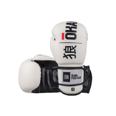 Okami Fightwear Boxing Gloves Okami Boxing Gloves Rumble White & Black