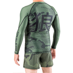 Okami Fightwear Longsleeve Rash Guard Okami Camo Longsleeve Rashguard