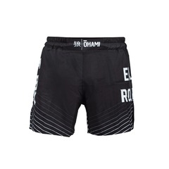 Okami Fightwear MMA Shorts Okami Fight Shorts Big Kanji Black & White