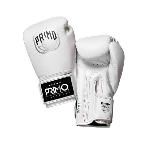Primo Fightwear Boxing Gloves Primo Emblem 2.0 Boxing Gloves White Seraph