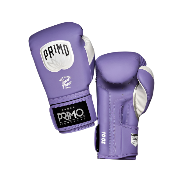 Primo Fightwear Boxing Gloves Primo Emblem 2.0 Semi Leather Boxing Gloves Purple