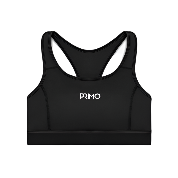 Primo Fightwear Compression Wear Primo Air Sports Bra Top Black