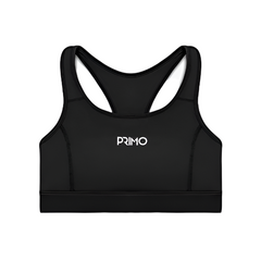 Primo Fightwear Compression Wear Primo Air Sports Bra Top Black