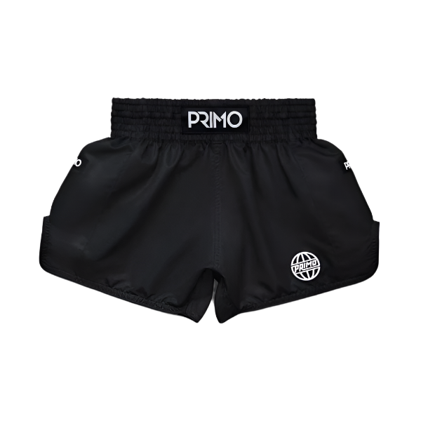 Primo Fightwear Muay Thai Shorts Primo Muay Thai Shorts Alta Series Onyx