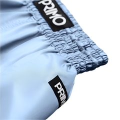 Primo Fightwear Muay Thai Shorts Primo Muay Thai Shorts Alta Series Pastel Blue