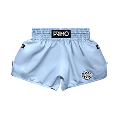 Primo Fightwear Muay Thai Shorts Primo Muay Thai Shorts Alta Series Pastel Blue