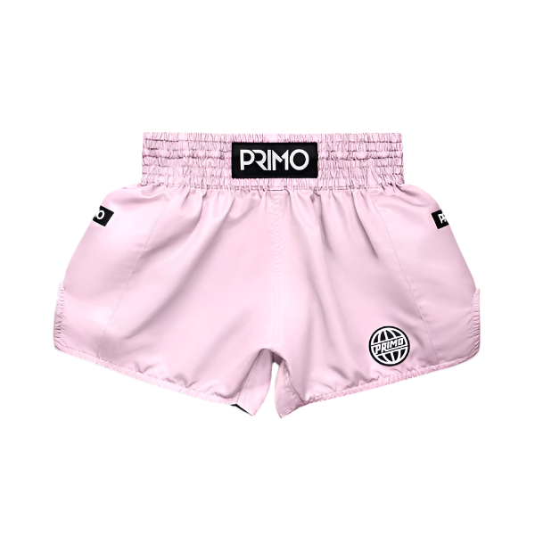 Primo Fightwear Muay Thai Shorts Primo Muay Thai Shorts Alta Series Pastel Pink