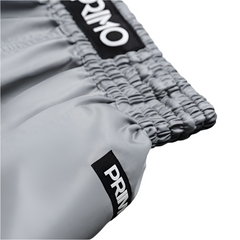 Primo Fightwear Muay Thai Shorts Primo Muay Thai Shorts Alta Series Tundra Grey