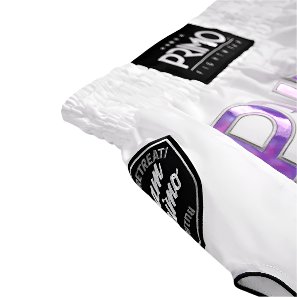 Primo Fightwear Muay Thai Shorts Primo Muay Thai Shorts Hologram Series Purple Haze