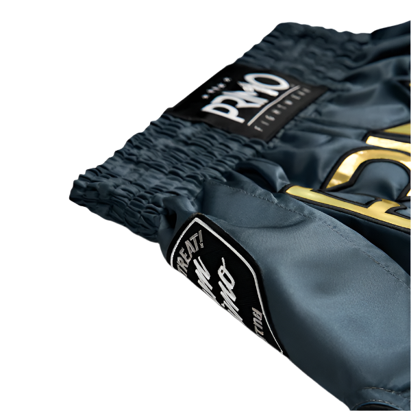 Primo Fightwear Muay Thai Shorts Primo Muay Thai Shorts Hologram Series Valor Grey
